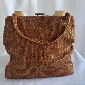 Vintage Princess Hirsch micro beaded handbag.